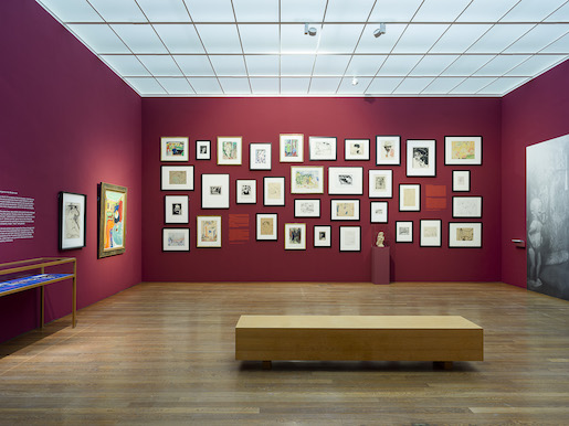  Ausstellungsansicht "Expressionismus! Werke aus der Sammlung Horn" im Kirchner Museum Davos, Foto: Stephan Bösch